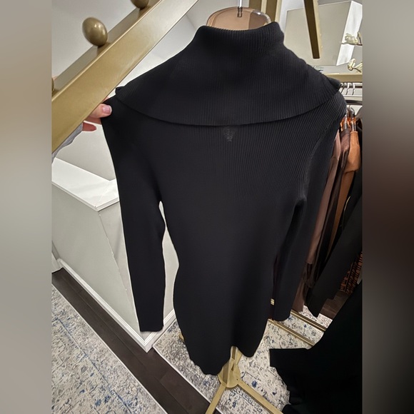 SER.O.YA Black Mini Dress with Silver Zipper (Brand New/Never Worn) NWT Size XL - Picture 11 of 11